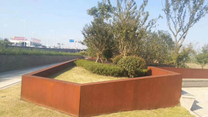 望城耐候钢挡土墙